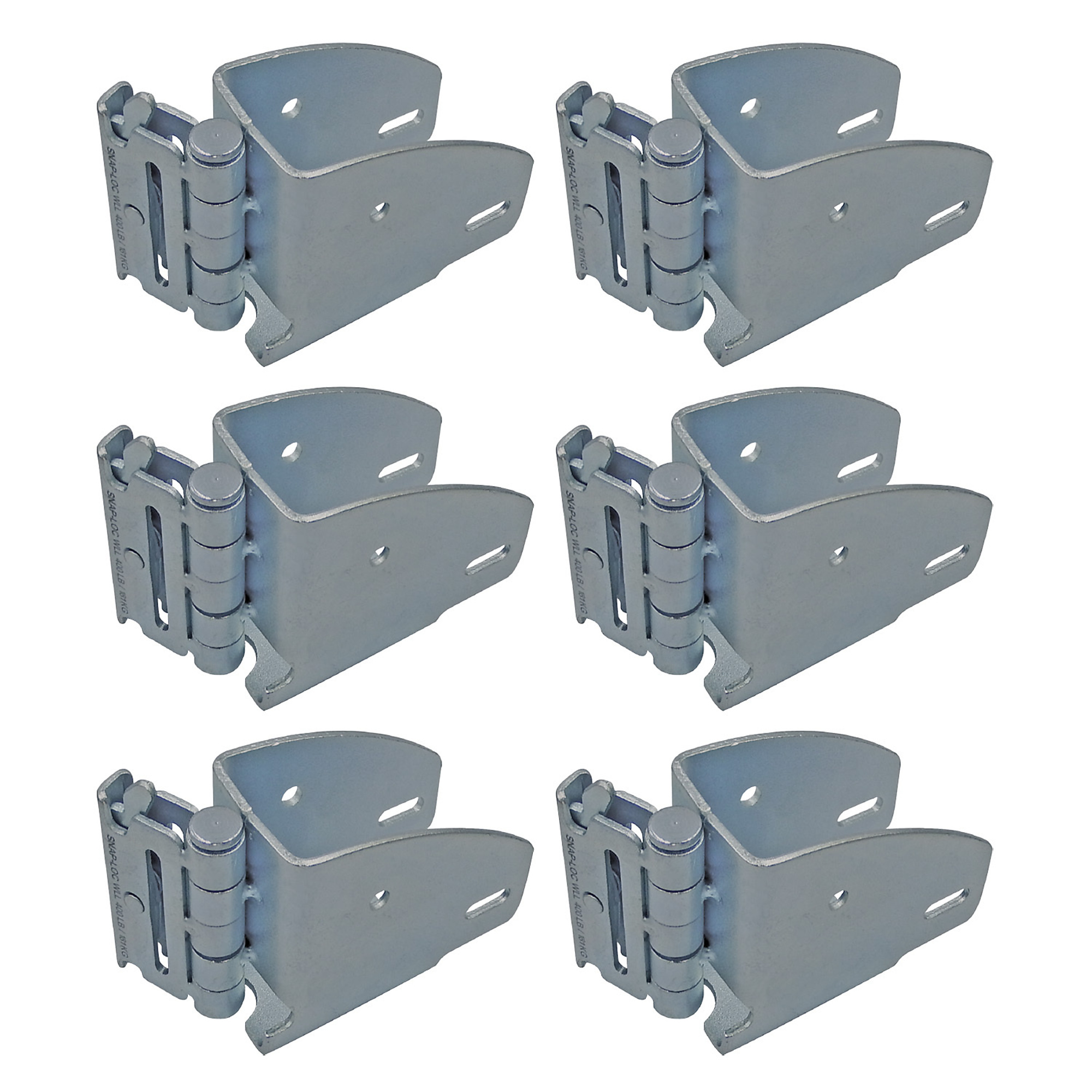 Snap-Loc E-Track Wood Beam End Socket with Hinge - 233 lb Working Load, 6 Pcs, Model# SLAEWESHI6